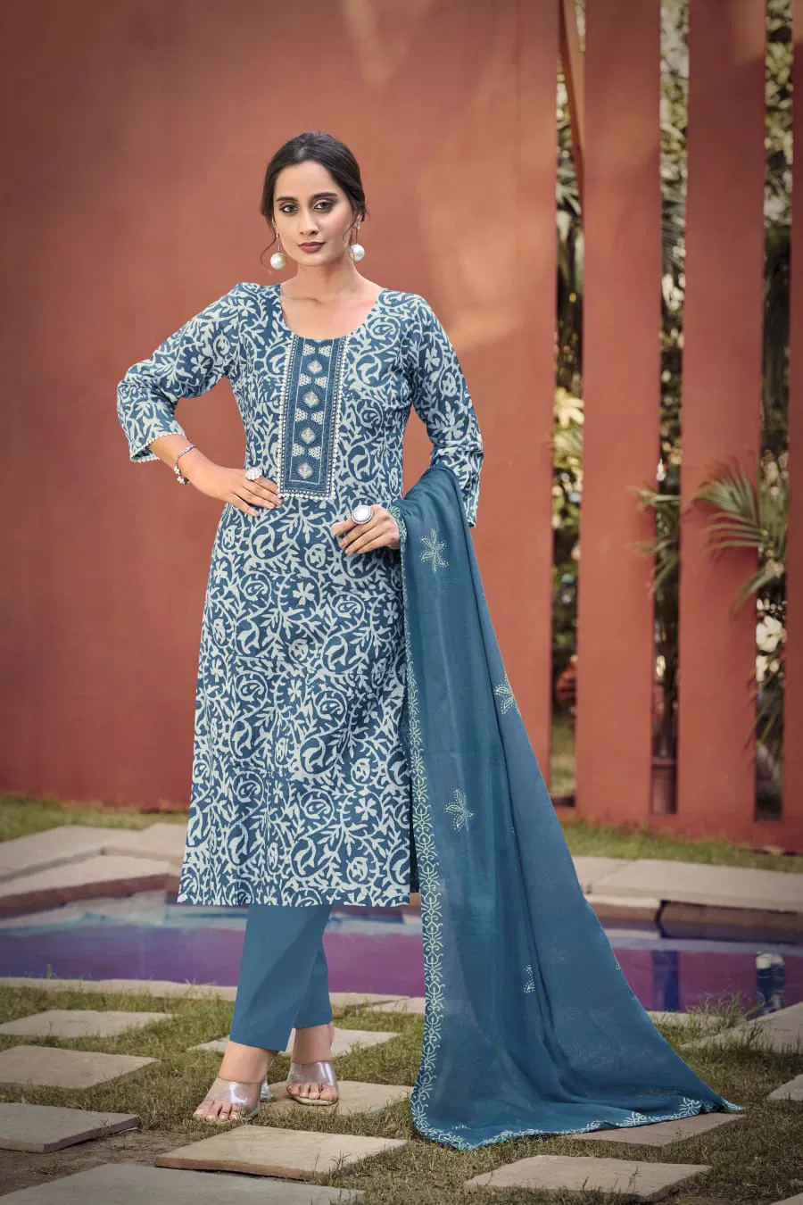 Batik Vol 5 By Ossm Cotton Batik Printed Kurti With Bottom Dupatta Wholesale Online